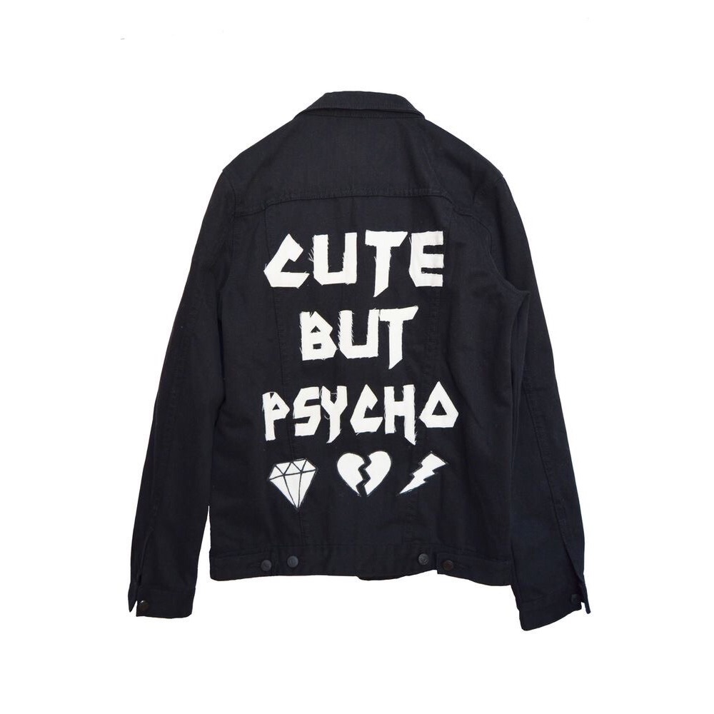 Cute but Psycho denim jacket